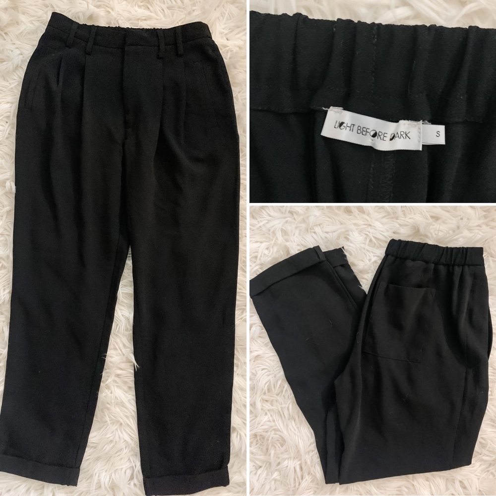 Light Before Dark Black Pants